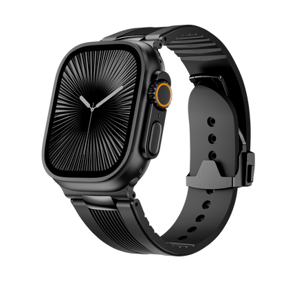 Ribbed Silicone Band For Apple Watch