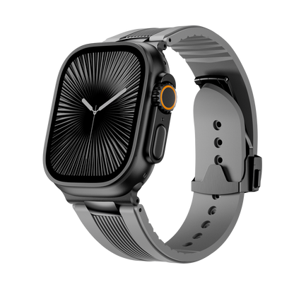 Ribbed Silicone Band For Apple Watch