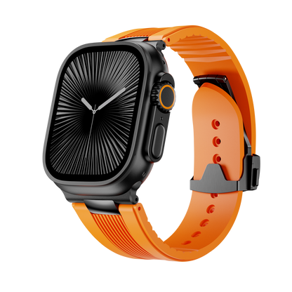 Ribbed Silicone Band For Apple Watch