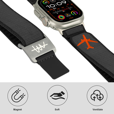 Alpine Magnetic Nylon Strap For Apple Watch
