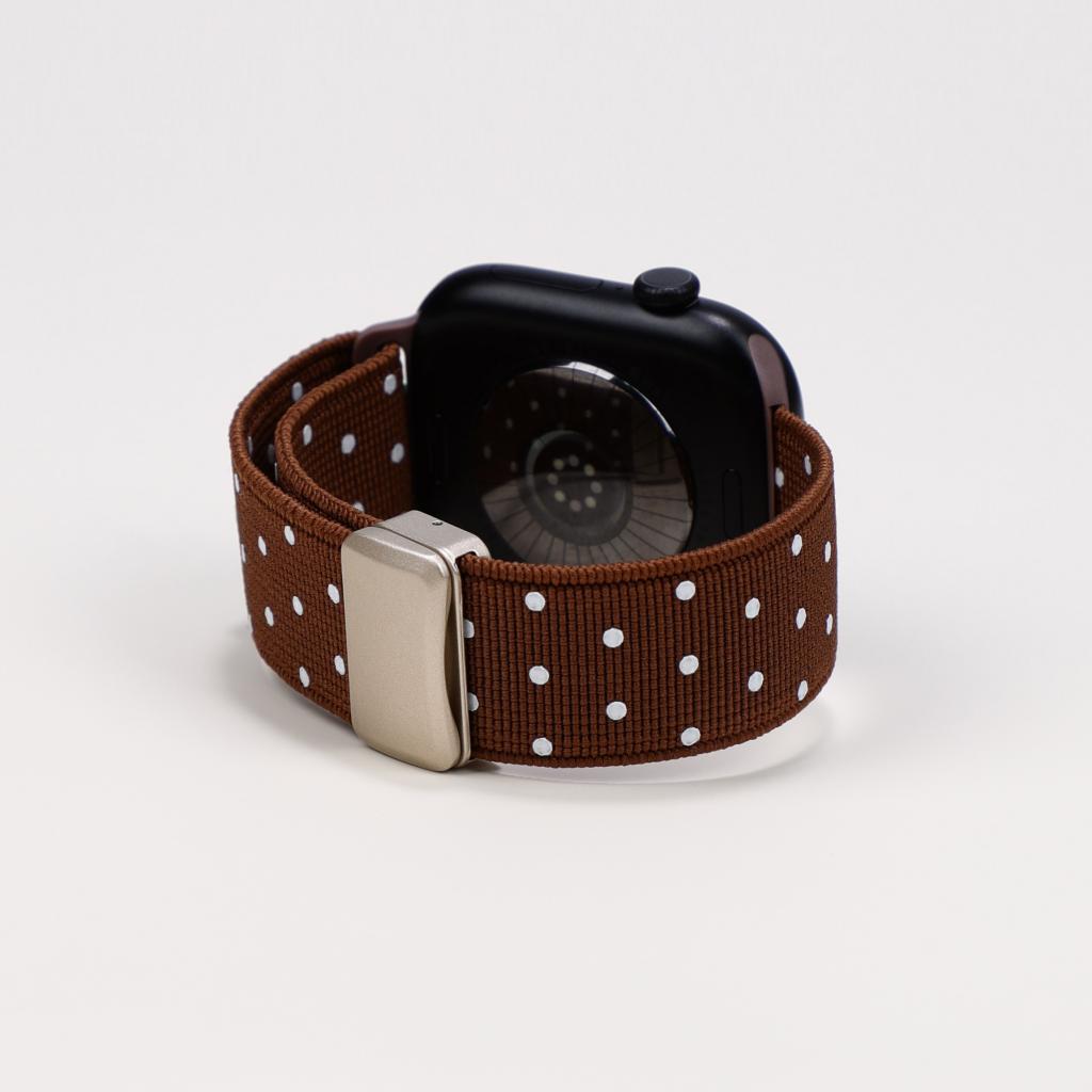Polka Dot Magnetic Woven Nylon Strap for Apple Watch