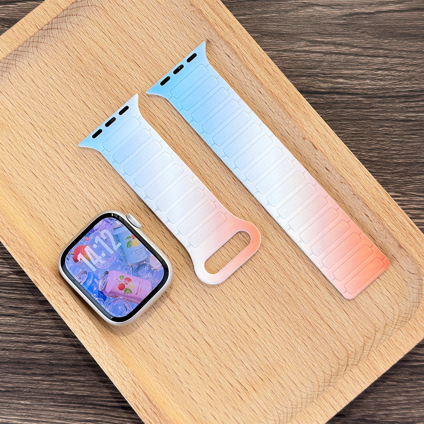 Magnetic Silicone Strap For Apple Watch