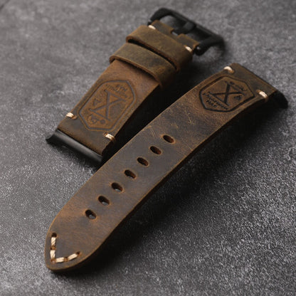 Vintage Leather Band For Samsung Galaxy Watch 8 Classic/Samsung Watch Ultra/ 8 /7/6 /5 Pro/5/4