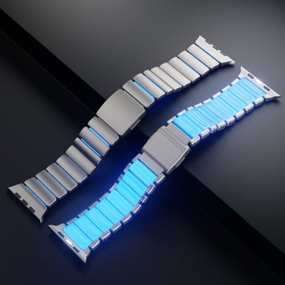 Ultra-Titanium +FKM Band Magnetic Clasp for Apple Watch