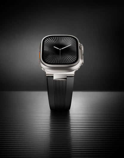 Ribbed Silicone Band For Apple Watch