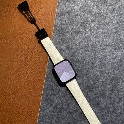 Magnetic Buckle Leather Band for Apple Watch