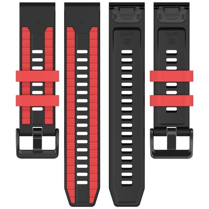 Two-tone Textured Silicone Watch Strap For Garmin
