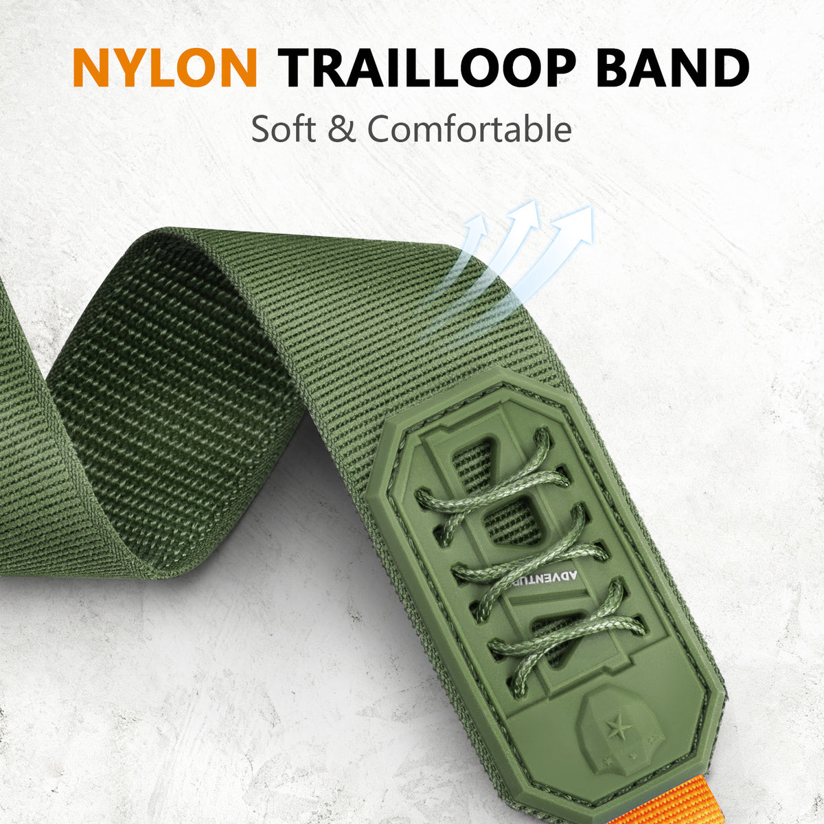 Tactical Stretch Nylon Trail Loop Band for Apple Watch