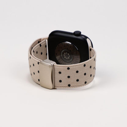 Polka Dot Magnetic Woven Nylon Strap for Apple Watch