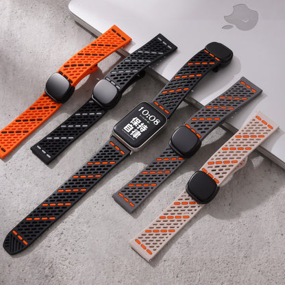 Breathable Magnetic Silicone Band for Apple Watch