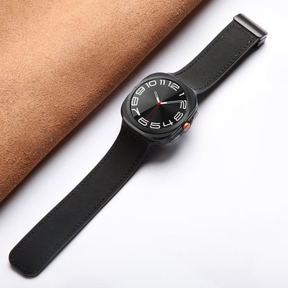 Silicone Magnetic Leather Strap For Samsung Watch Ultra