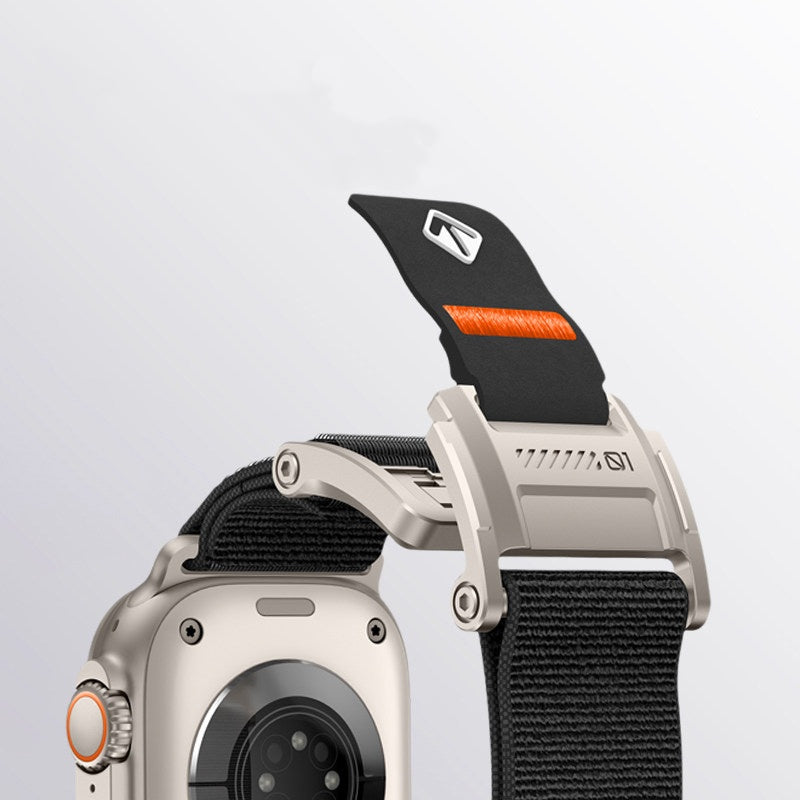 Heavy Duty Cyberpunk Nylon Magnetic Sport Band for Apple Watch