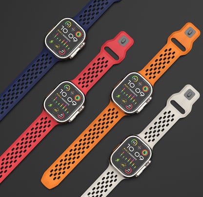 FKM Rubber Breathable Band For Apple Watch