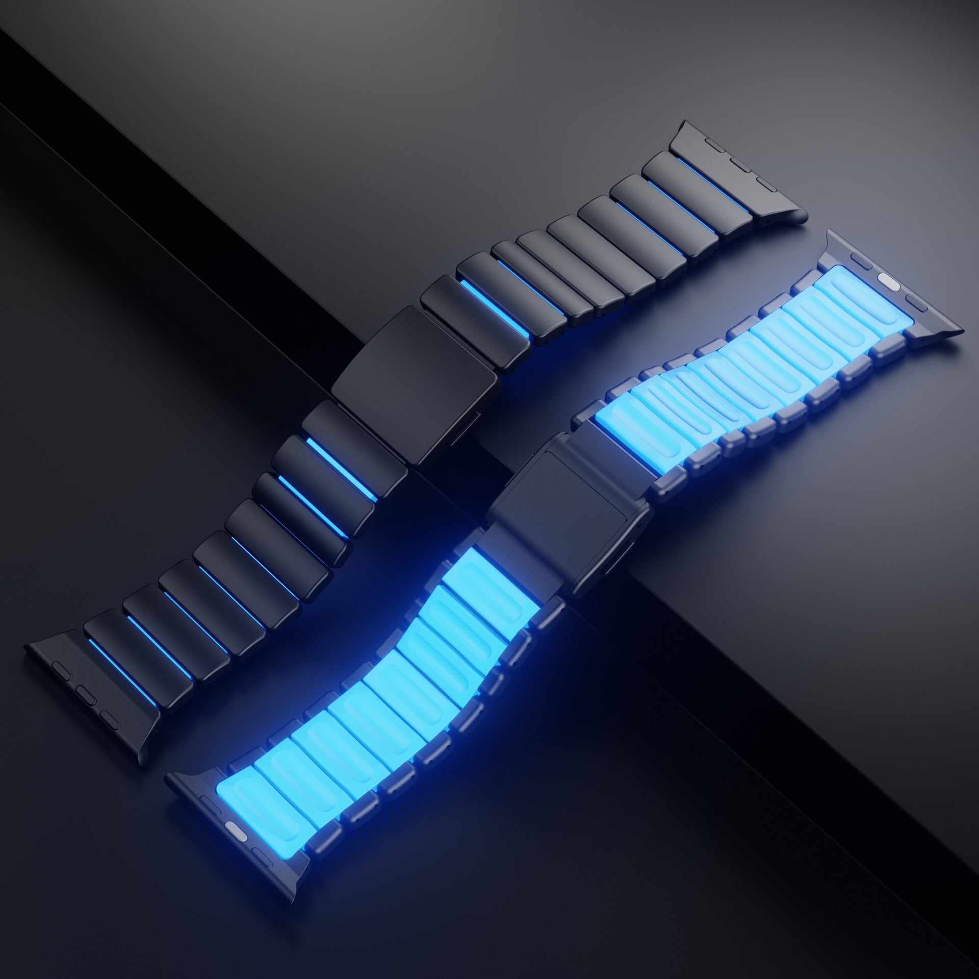 Ultra-Titanium +FKM Band Magnetic Clasp for Apple Watch – Vipzoon