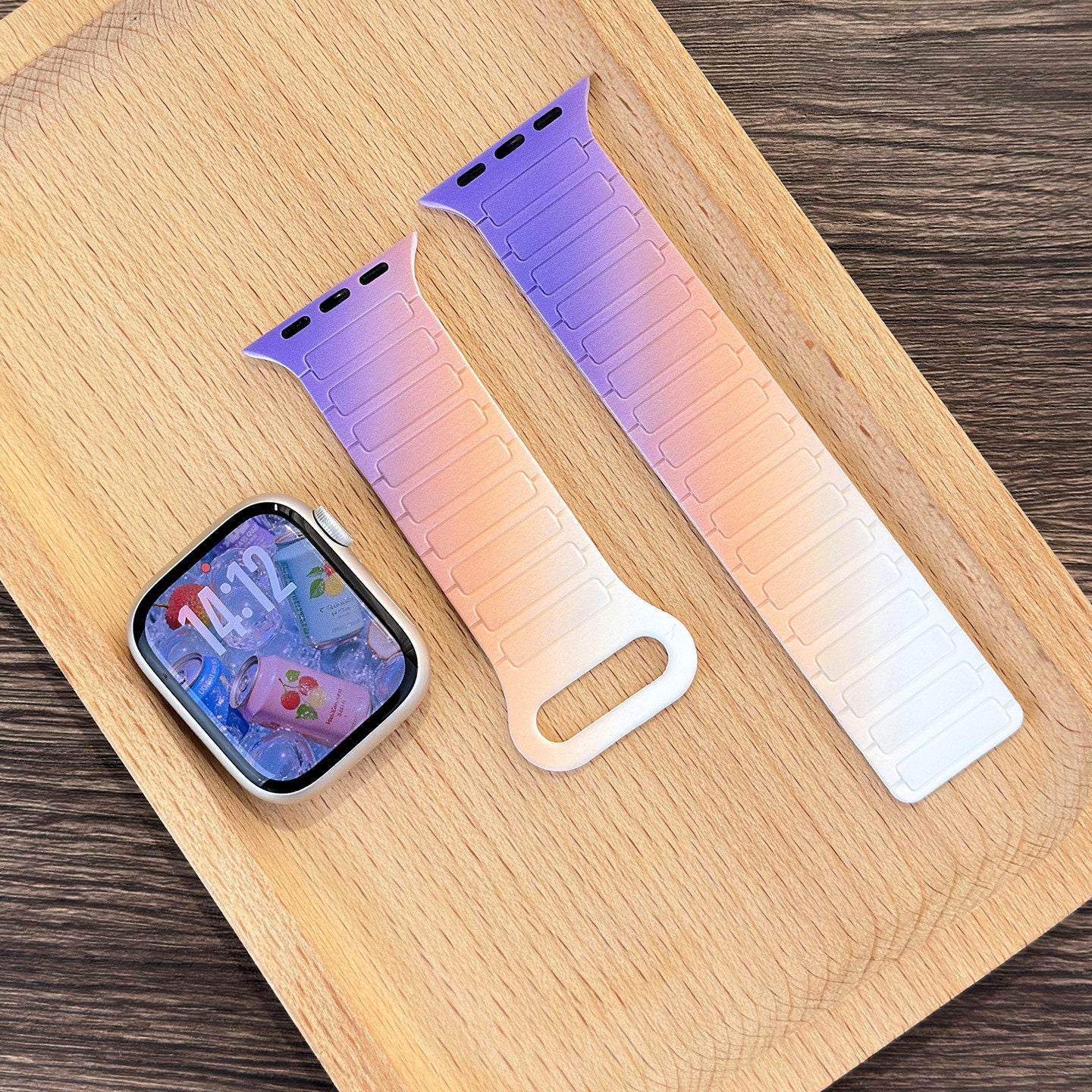 Magnetic Silicone Strap For Apple Watch