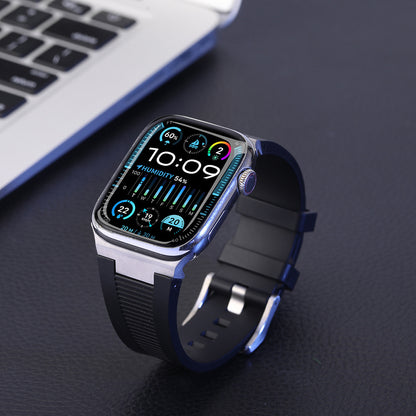 AP New Connector Silicone Band For Apple Watch