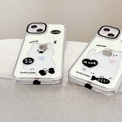 Light-Up Cute Pet Phone Case for iPhone