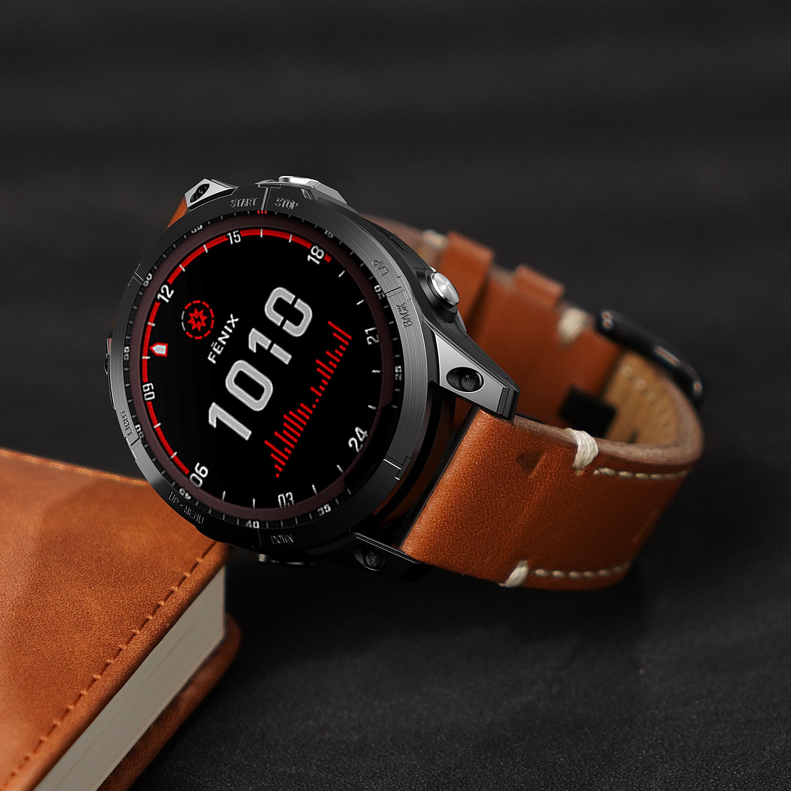Genuine Leather Watch Band for Garmin Fenix 8 7 7X 6 6X