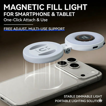 Magnetic Portable Selfie Light - Phone Ring Light