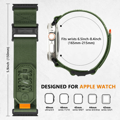 Tactical Stretch Nylon Trail Loop Band for Apple Watch