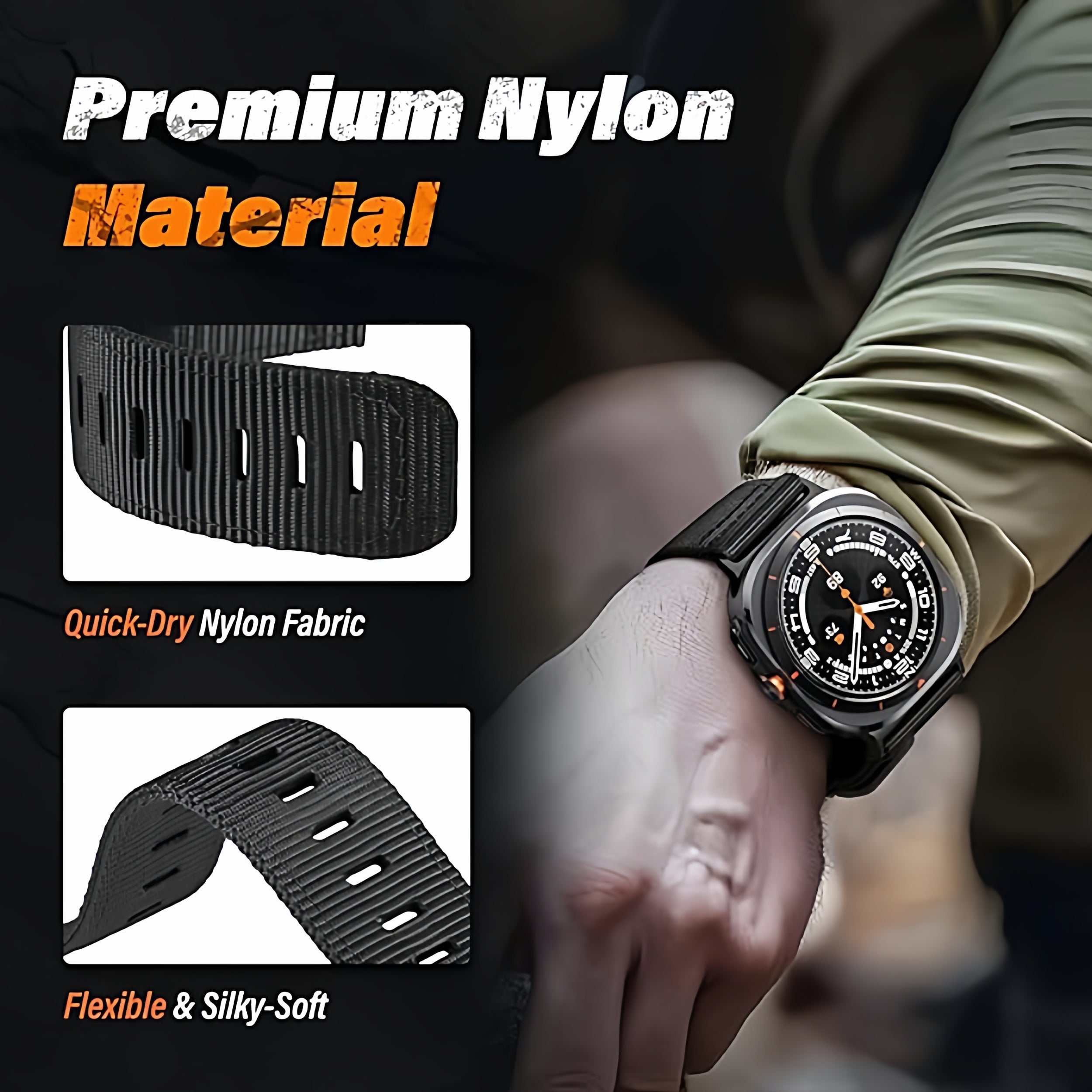 Nylon Watch Straps For Samsung Watche