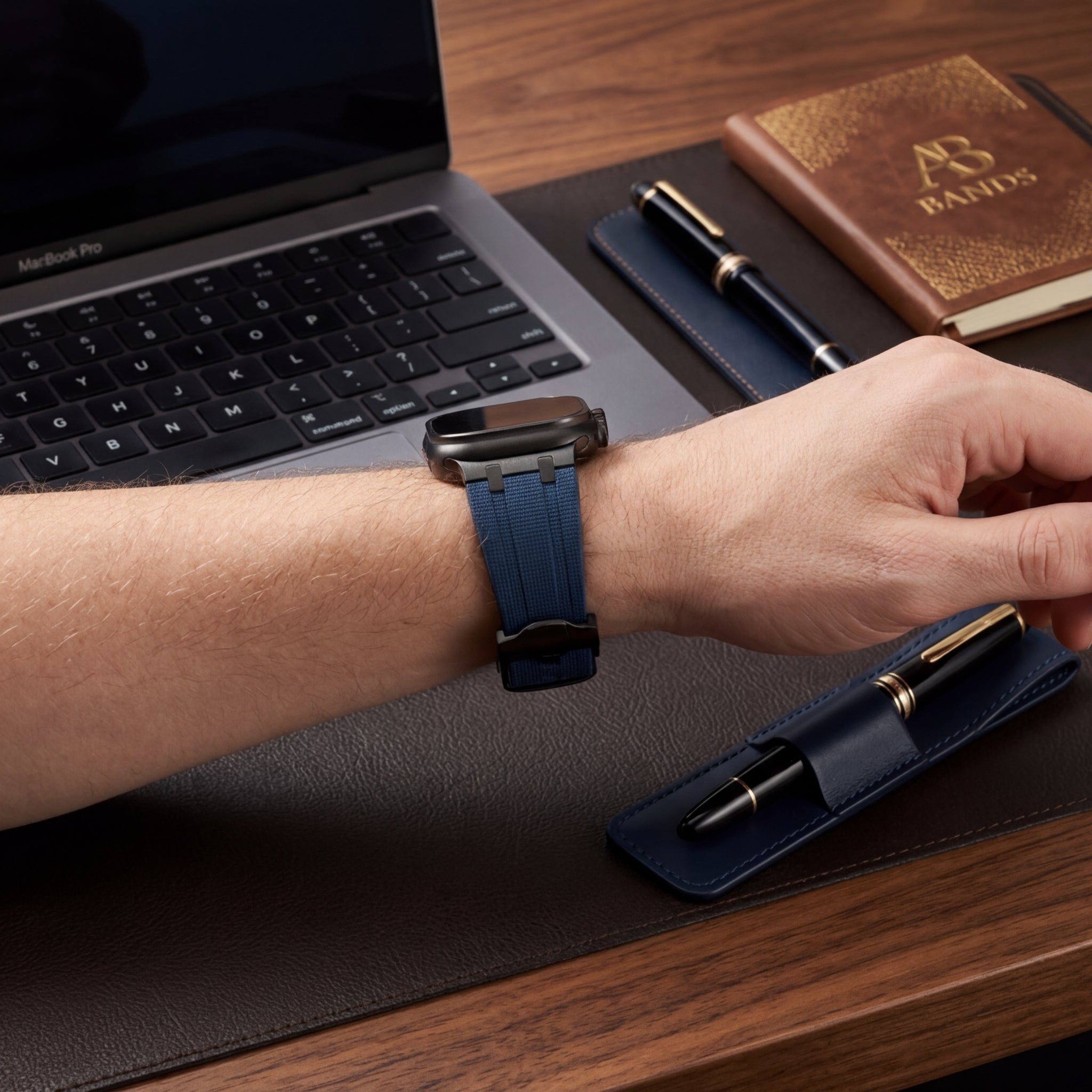AP-Style Integrated FKM Apple Watch Band