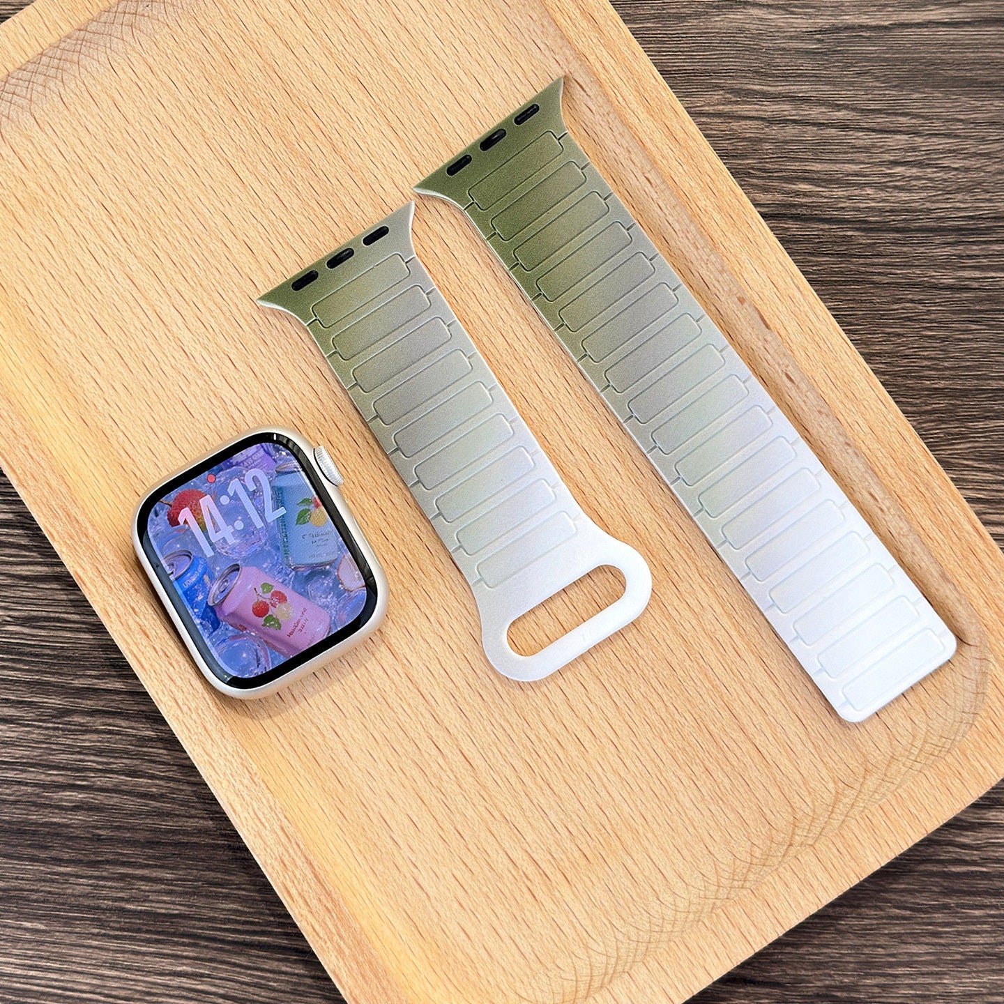 Magnetic Silicone Strap For Apple Watch