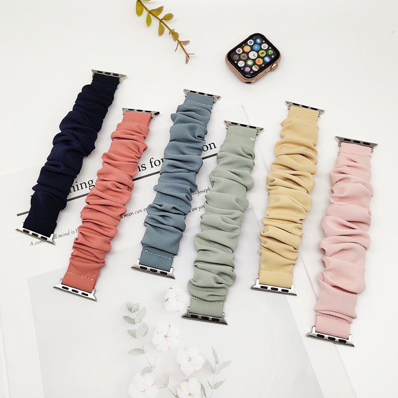 Fashion Soft Silk Broken Hair Band For Apple Watch