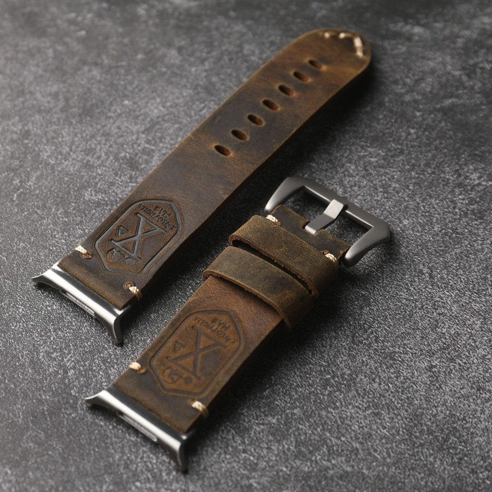 Vintage Leather Band For Samsung Galaxy Watch 8 Classic/Samsung Watch Ultra/ 8 /7/6 /5 Pro/5/4