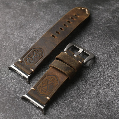 Vintage Leather Band For Samsung Galaxy Watch 8 Classic/Samsung Watch Ultra/ 8 /7/6 /5 Pro/5/4