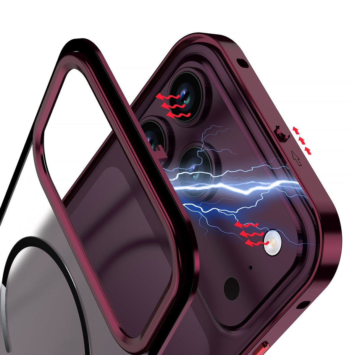 Premium EdgePatrol Metal Case For iphone