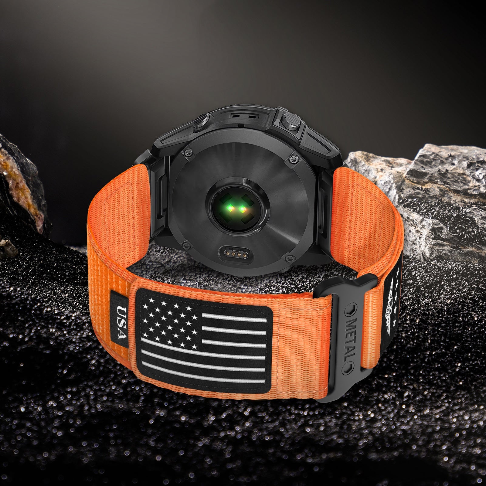 Rugged Nylon Band For Garmin-Lengthened Size