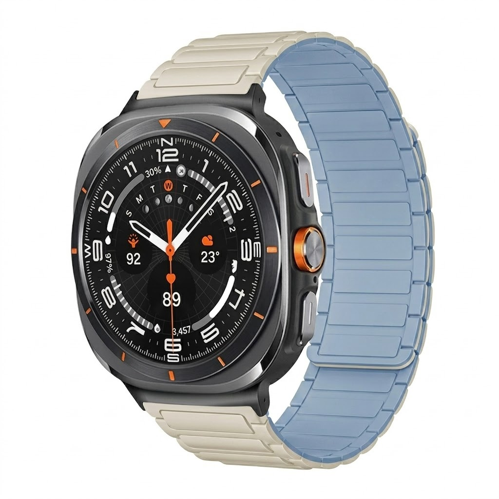 Sports Silicone Magnetic Band For Samsung Galaxy Watch/ Ultra/8/7/6/5/4
