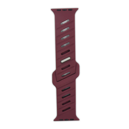 Asymmetric Oblique Hole Silicone Watch Strap for Apple Watch