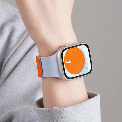 Texture Design-Magnetic Silicone Strap for Apple Watch