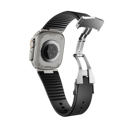 Ribbed Silicone Band For Apple Watch