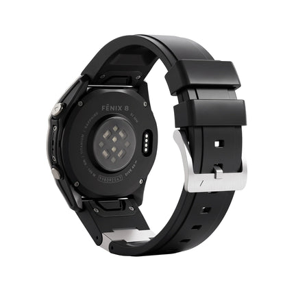 Baool Rugged FKM Watch Band for Garmin