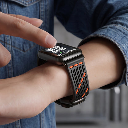 Breathable Magnetic Silicone Band for Apple Watch