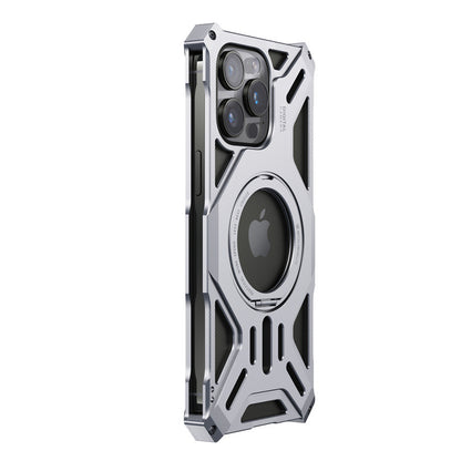 Aluminum Alloy Magnetic Bracket iPhone Case