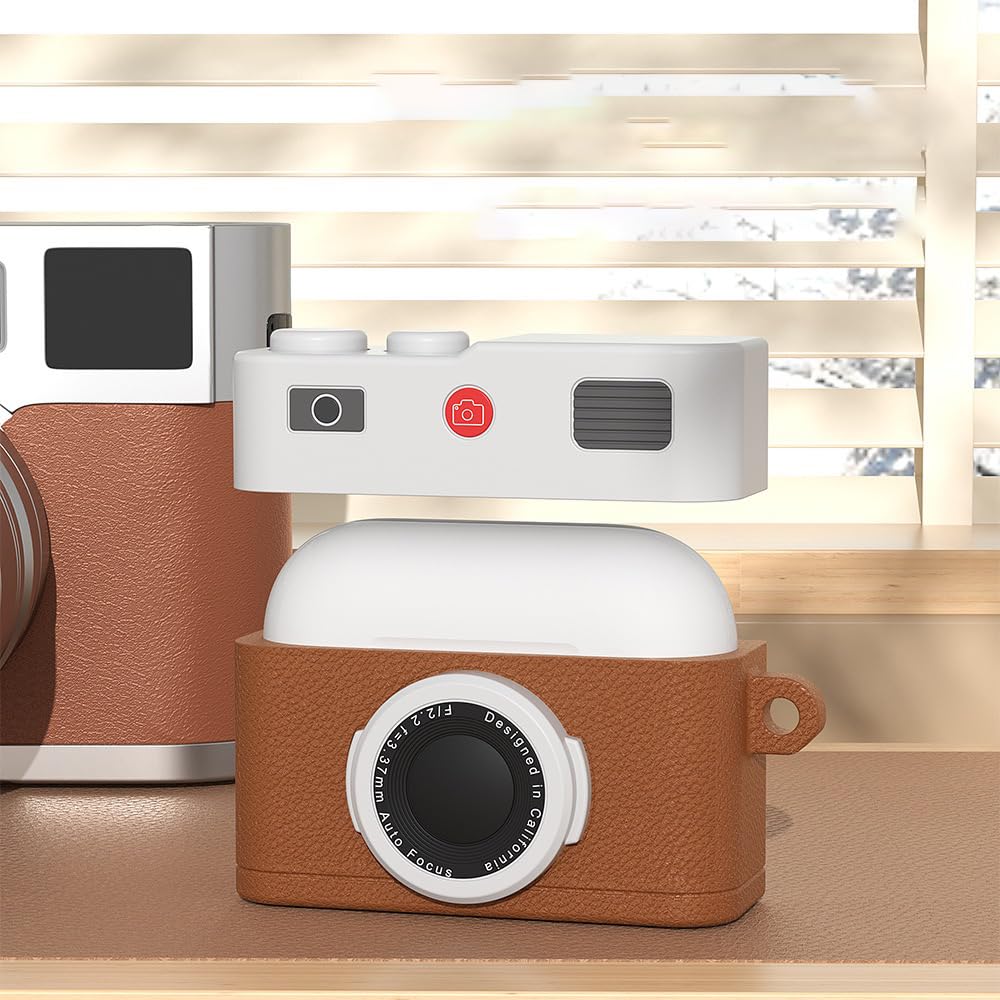Camera Style Silicone AirPods Case