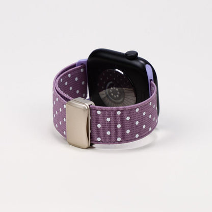 Polka Dot Magnetic Woven Nylon Strap for Apple Watch