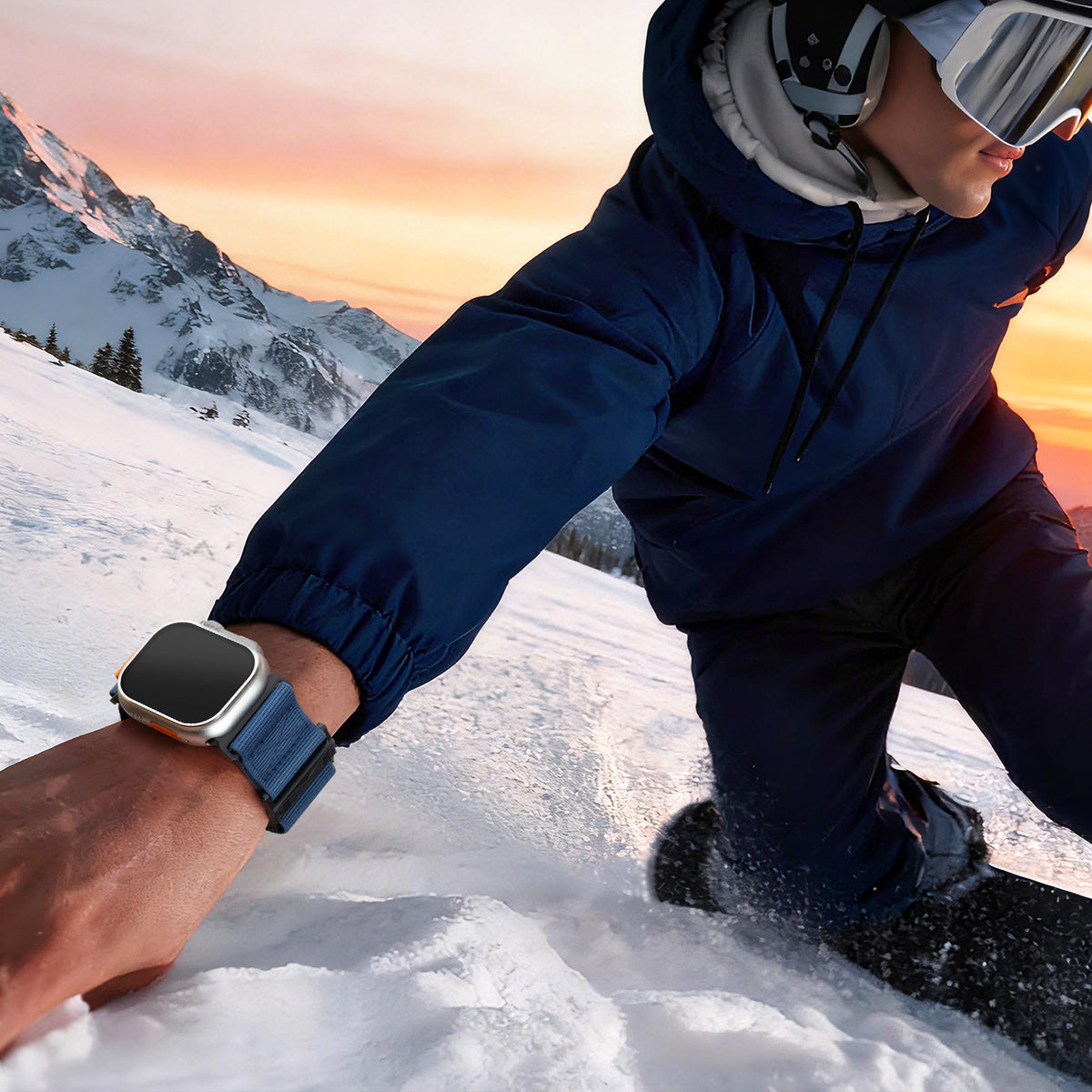Tactical Stretch Nylon Trail Loop Band for Apple Watch