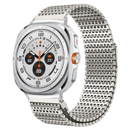 Designer Domino Stainless Steel Magnet Band For Samsung Watch Ultra