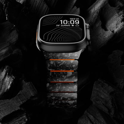 Carbon + FKM Band For Apple Watch