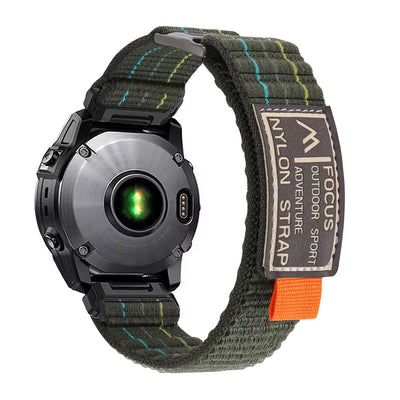 FOCUS Trail Loop Nylon Band For Garmin Fenix 8 7X 6X Pro