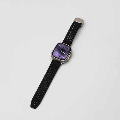 Upgraded Magnetic Buckle Leather Strap For Apple Watch