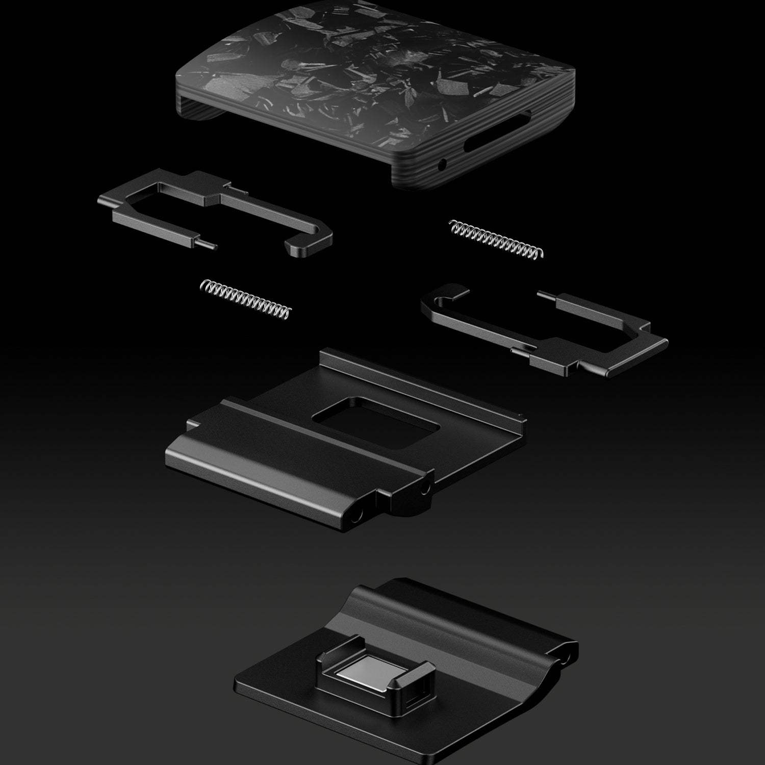 Carbon + FKM Band For Apple Watch