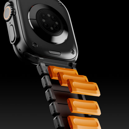 Carbon + FKM Band For Apple Watch