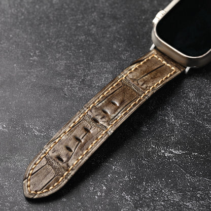 Handmade top layer cowhide leather Apple Watch Strap