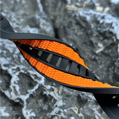 Two-tone Textured Silicone Watch Strap For Garmin